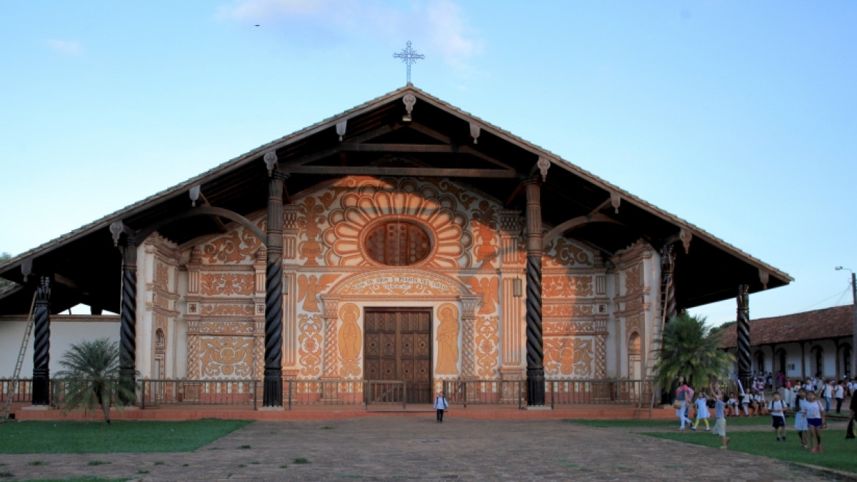 Igreja Jesuíta de Concepción, em Chiquitos, Bolívia