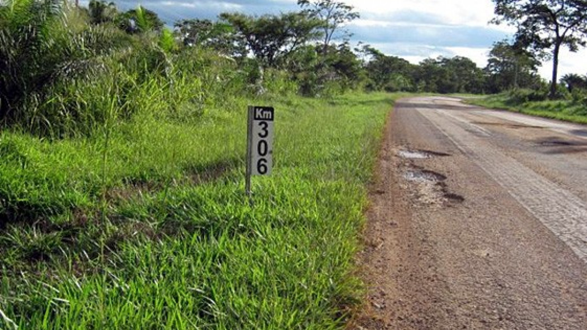 Parte del tramo vial entre San Ramón – San Javier – Concepción – Río Uruguaito