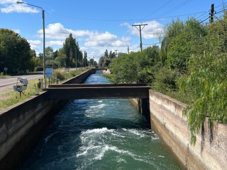 Infraestructura hídrica de Mendoza que será mejorada con apoyo de FONPLATA.