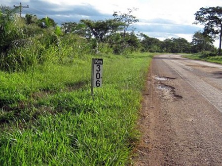 Parte del tramo vial entre San Ramón – San Javier – Concepción – Río Uruguaito