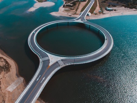 Accesos al Puente Laguna Garzón